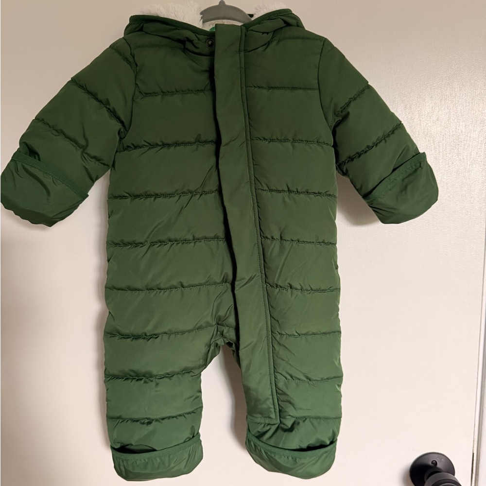 Primary Baby Bunting Parka Puffer Suit, 6-12M